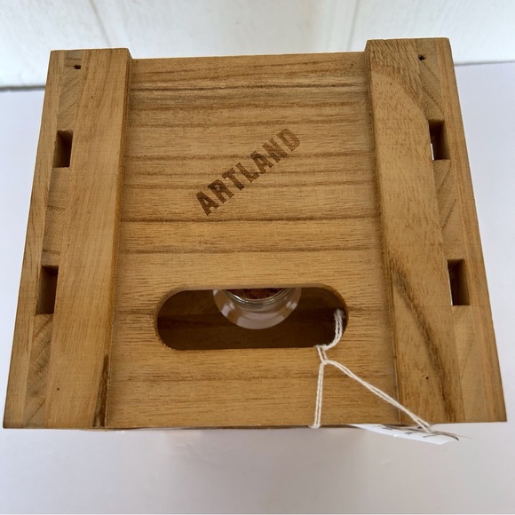 ARTLAND MIXOLOGY GIN DECANTER IN WOODEN CRATE NWT - Picture 12 of 16